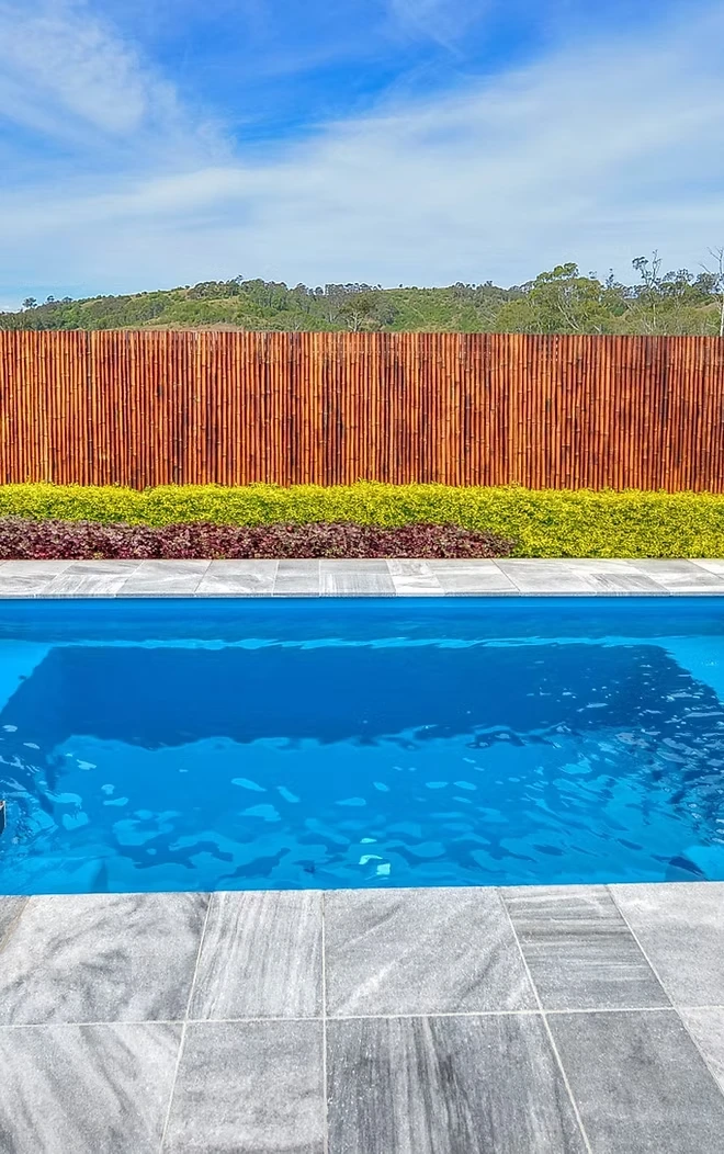 4.5m Nirvana pool in Light Blue Shimmer by Aquatime Pools