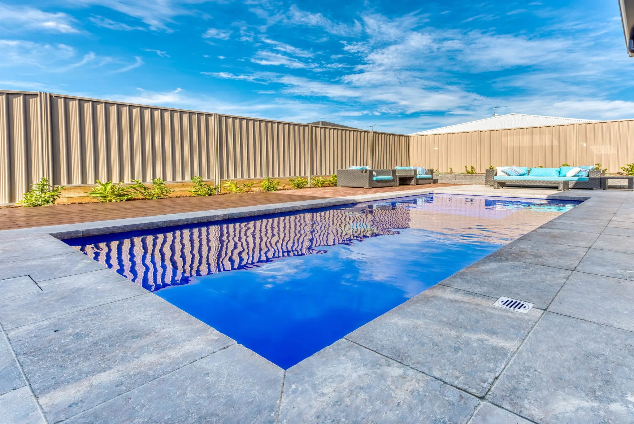 Avanti 8.5m fibreglass pool by Aquatime Pools