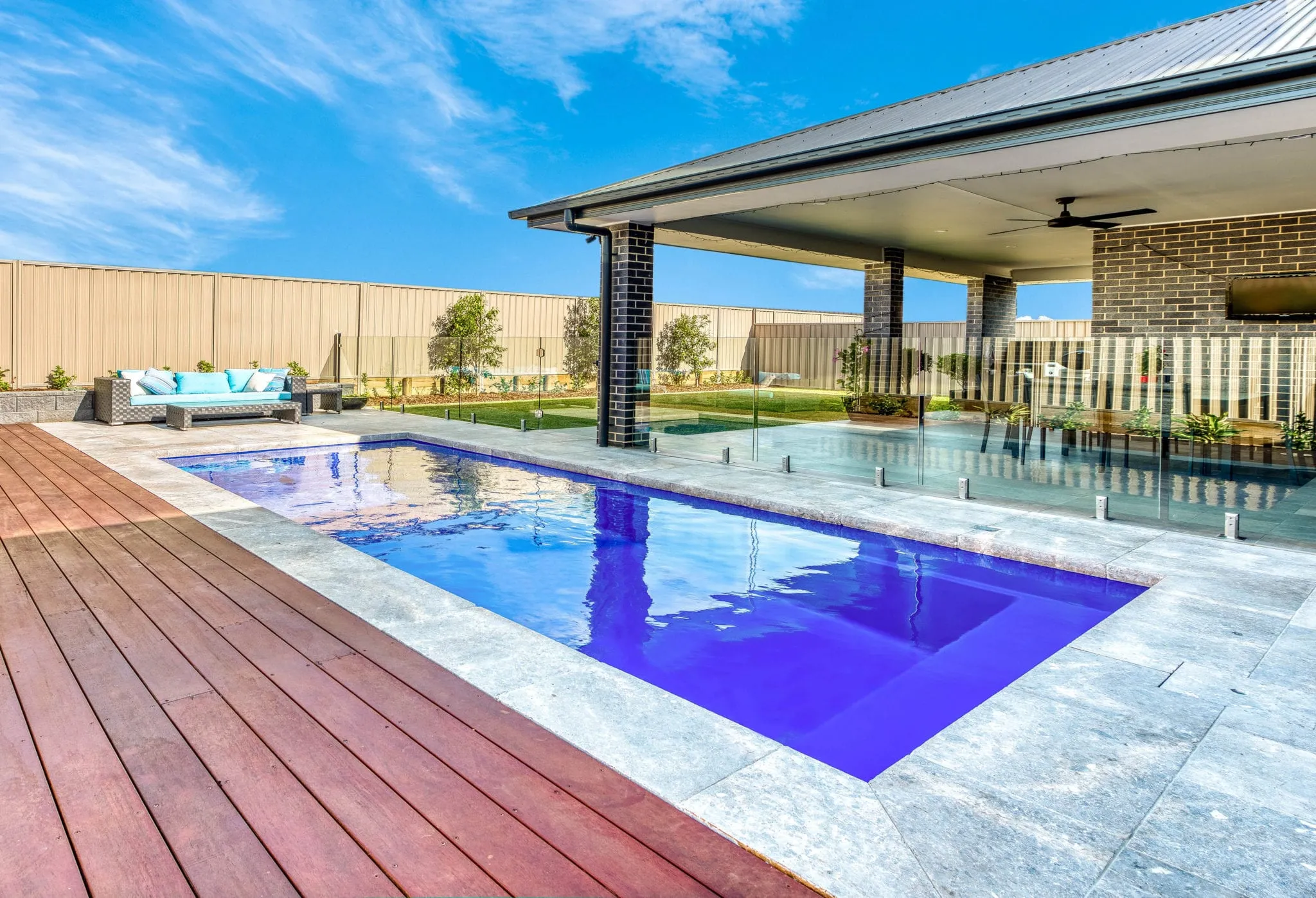 Avanti 7.5m fibreglass pool by Aquatime Pools