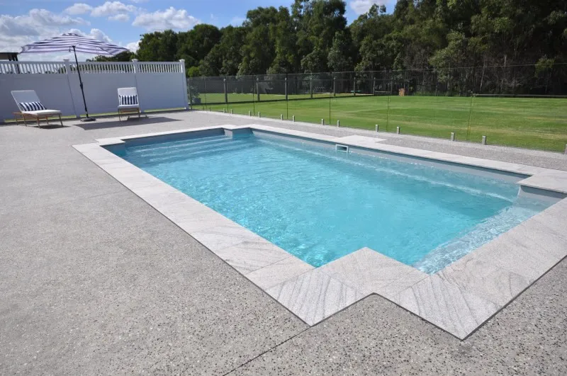 Classic 7.5m fibreglass pool by Aquatime Pools