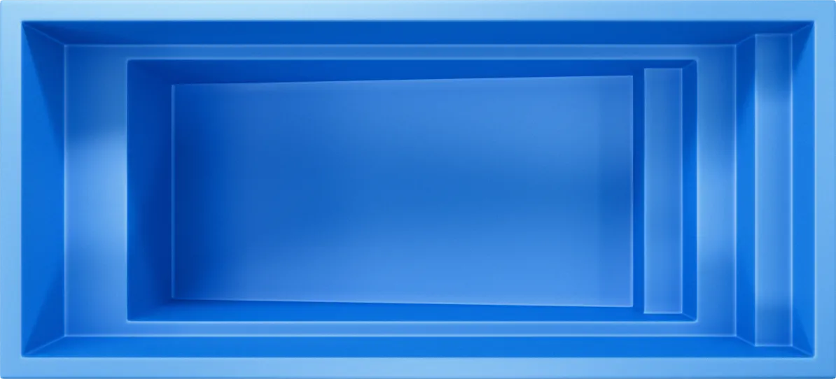 Davinci 6.5m pool shape diagram