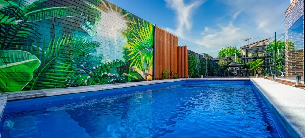 Davinci 4.5m fibreglass pool by Aquatime Pools