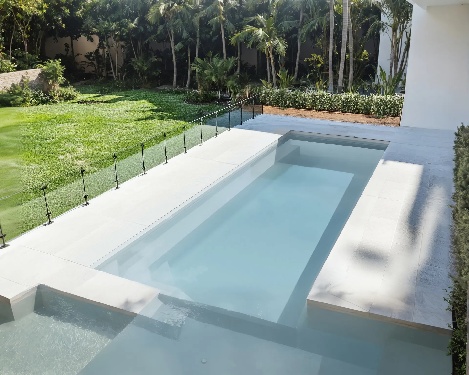 Emerald 6m fibreglass pool by Aquatime Pools