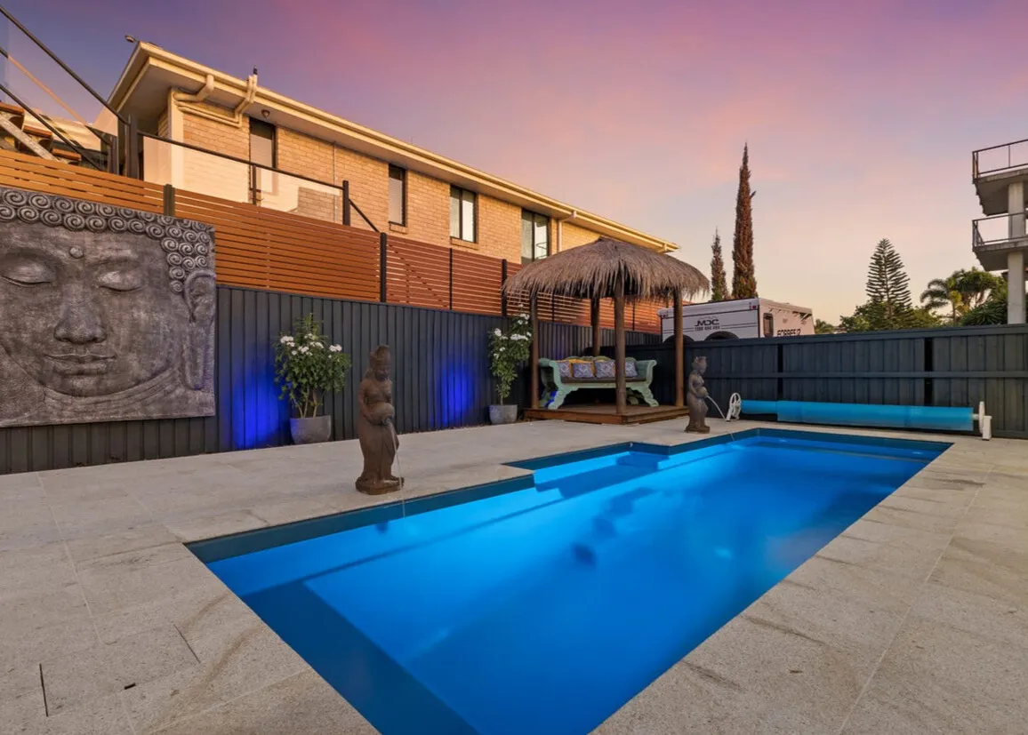 Nirvana 7.5m fibreglass pool by Aquatime Pools