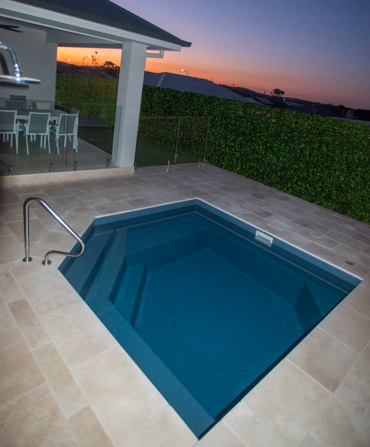 Versace 3m fibreglass pool by Aquatime Pools